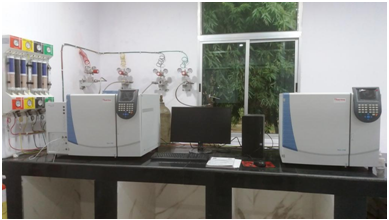 Gas Chromatograph (GC):Used to determine the qualitative and quantitative analysis of gaseous component.